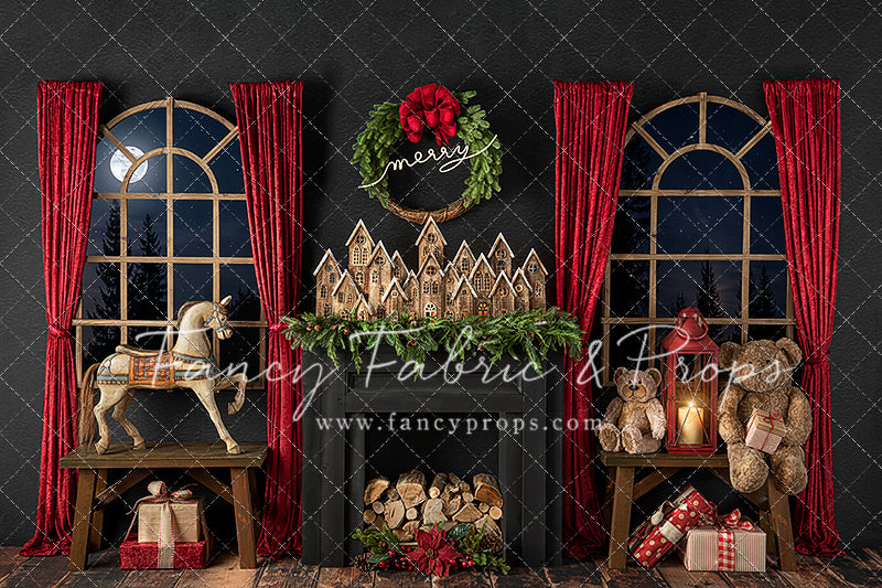 Joyful Holiday Moonrise