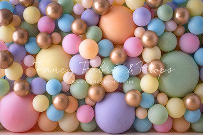 Pastel Palette Balloon Wall