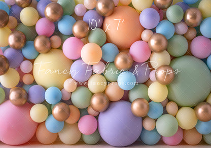 Pastel Palette Balloon Wall
