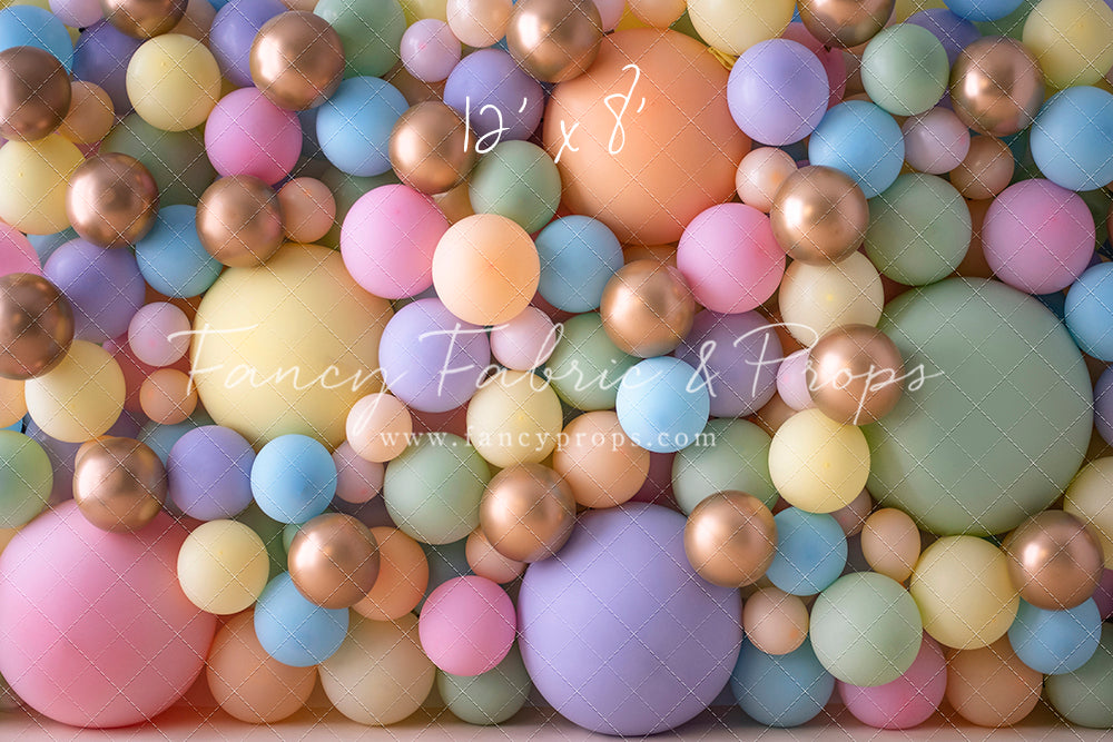 Pastel Palette Balloon Wall