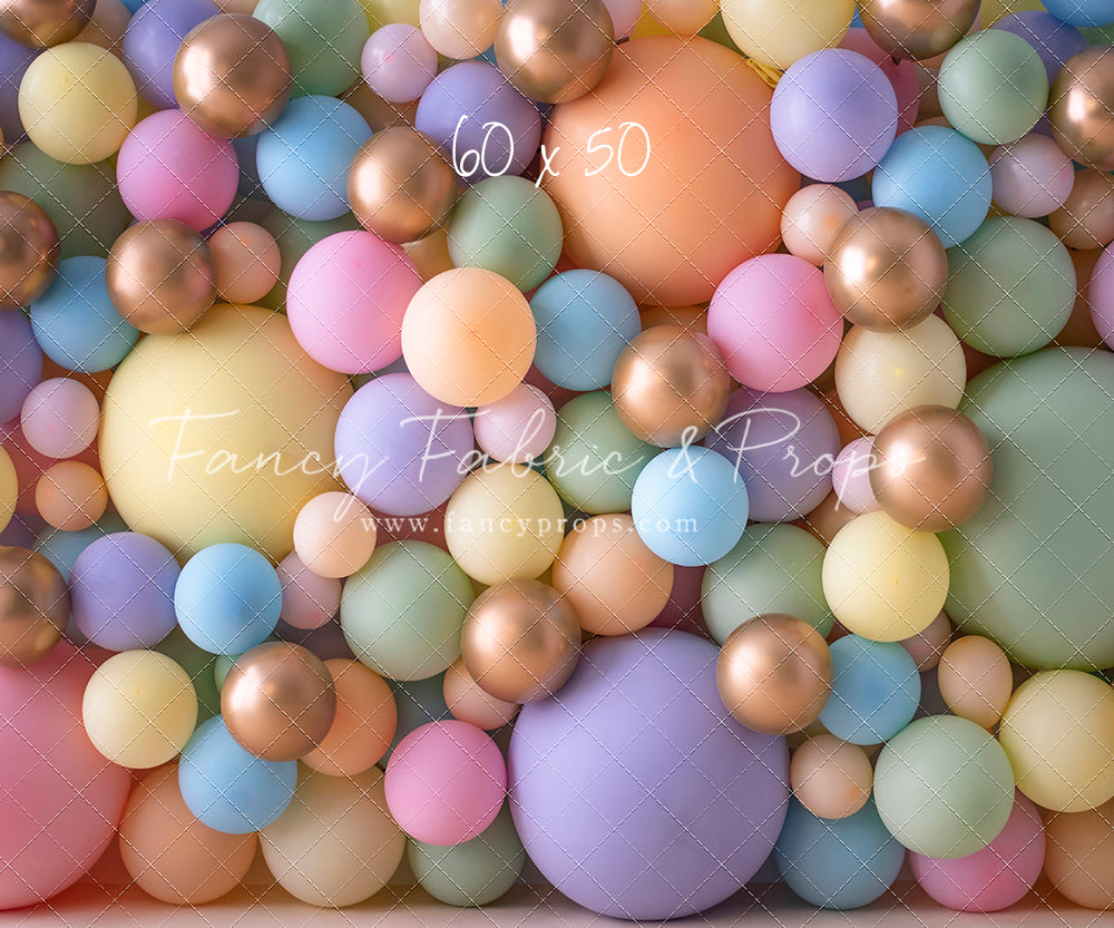 Pastel Palette Balloon Wall