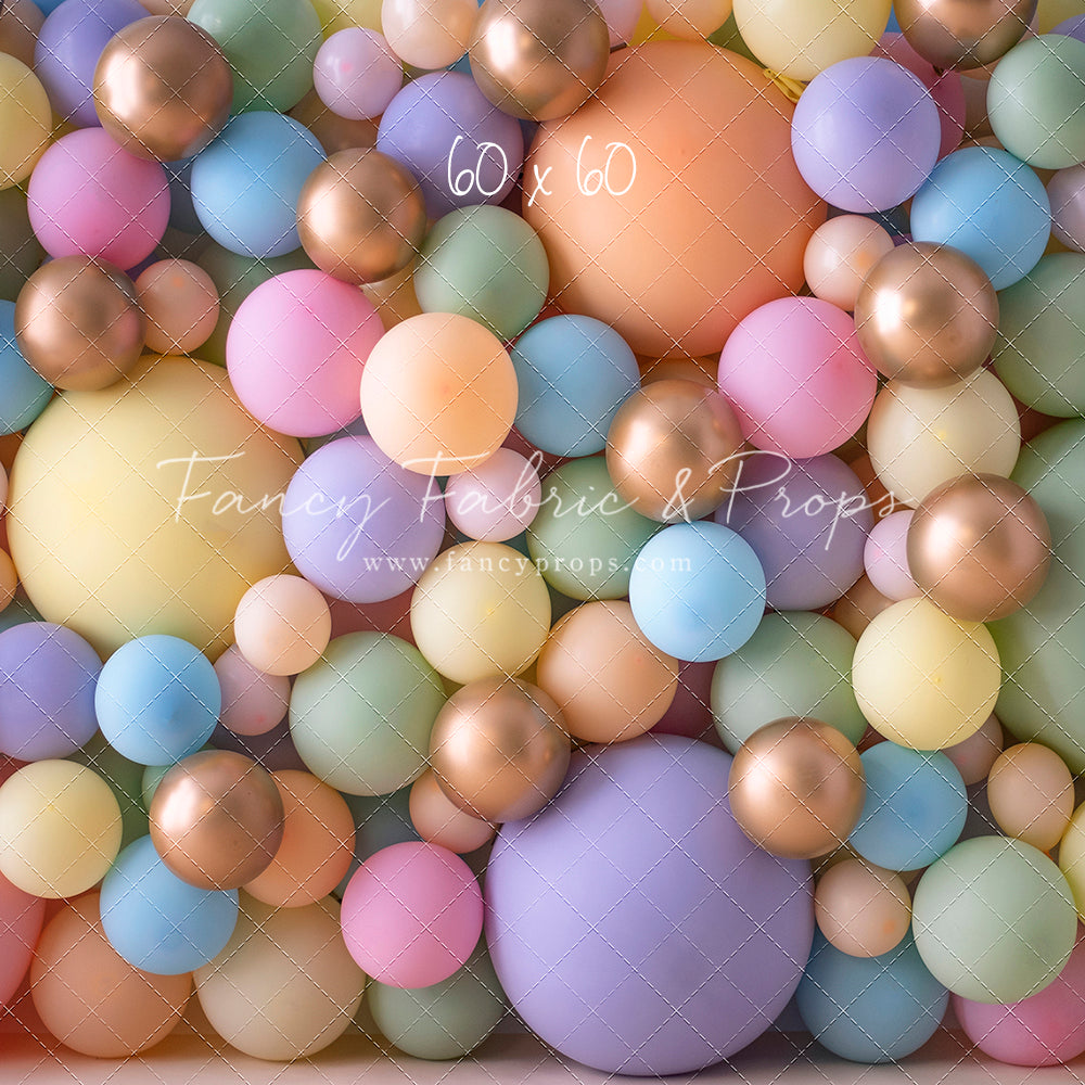 Pastel Palette Balloon Wall