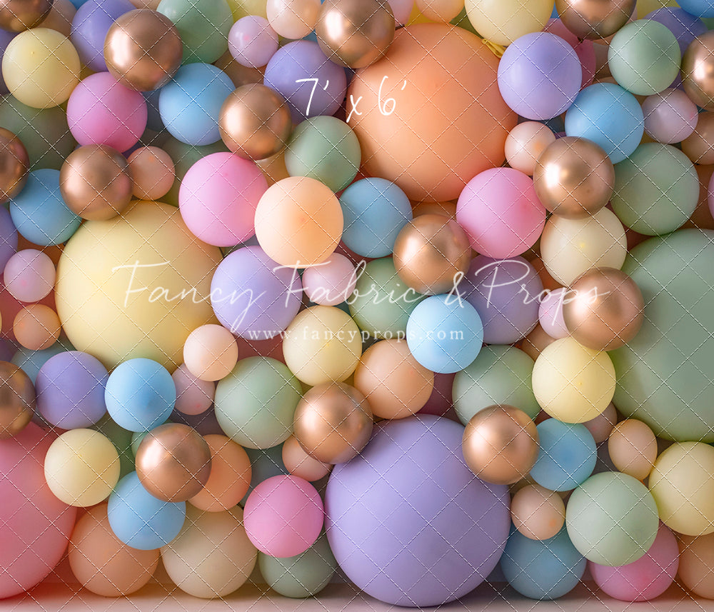 Pastel Palette Balloon Wall