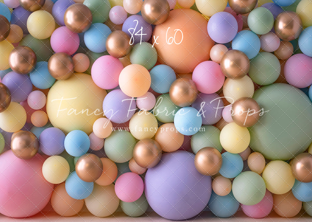 Pastel Palette Balloon Wall