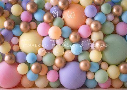Pastel Palette Balloon Wall