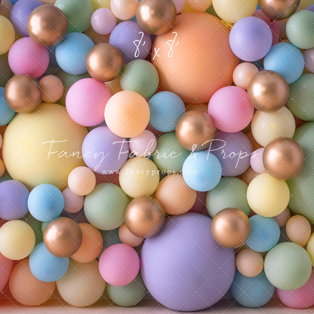 Pastel Palette Balloon Wall