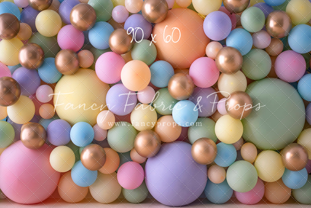 Pastel Palette Balloon Wall