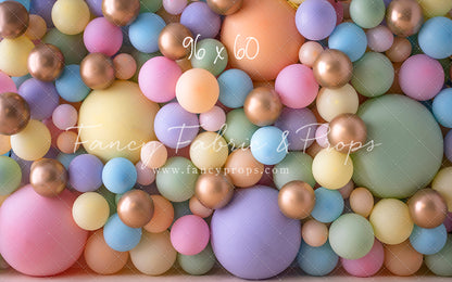 Pastel Palette Balloon Wall