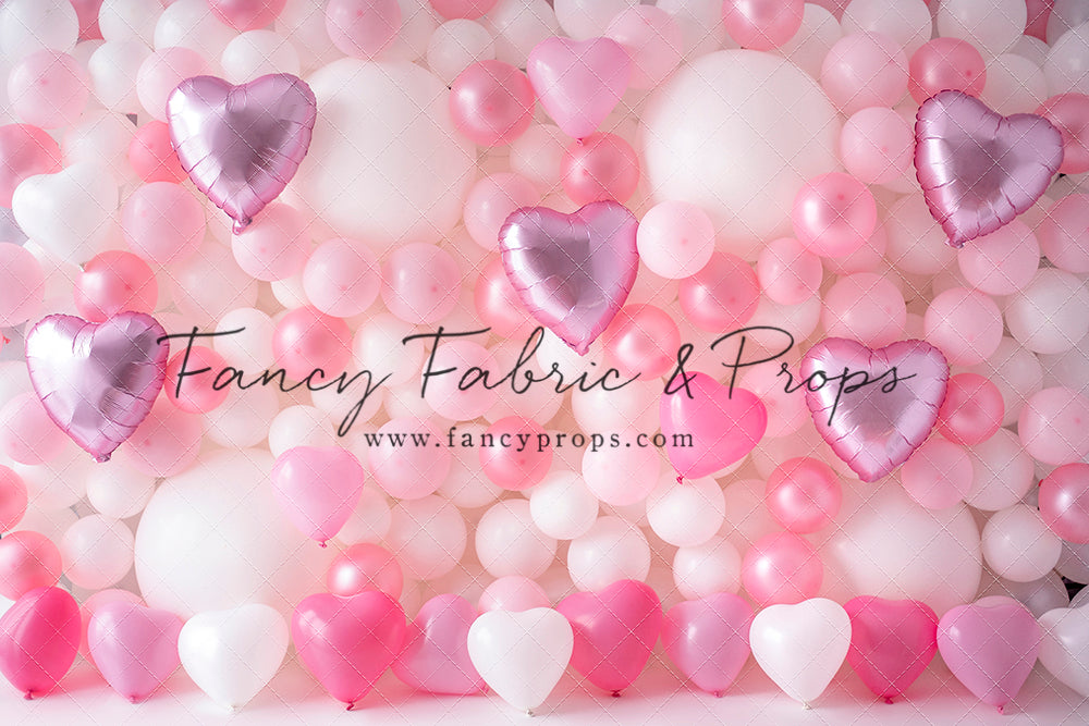 Pastel Valentine Balloon Wall