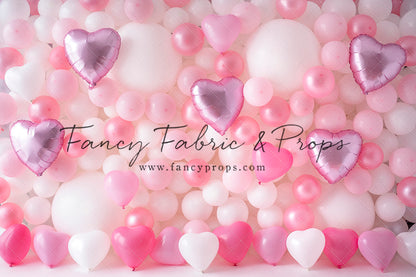 Pastel Valentine Balloon Wall