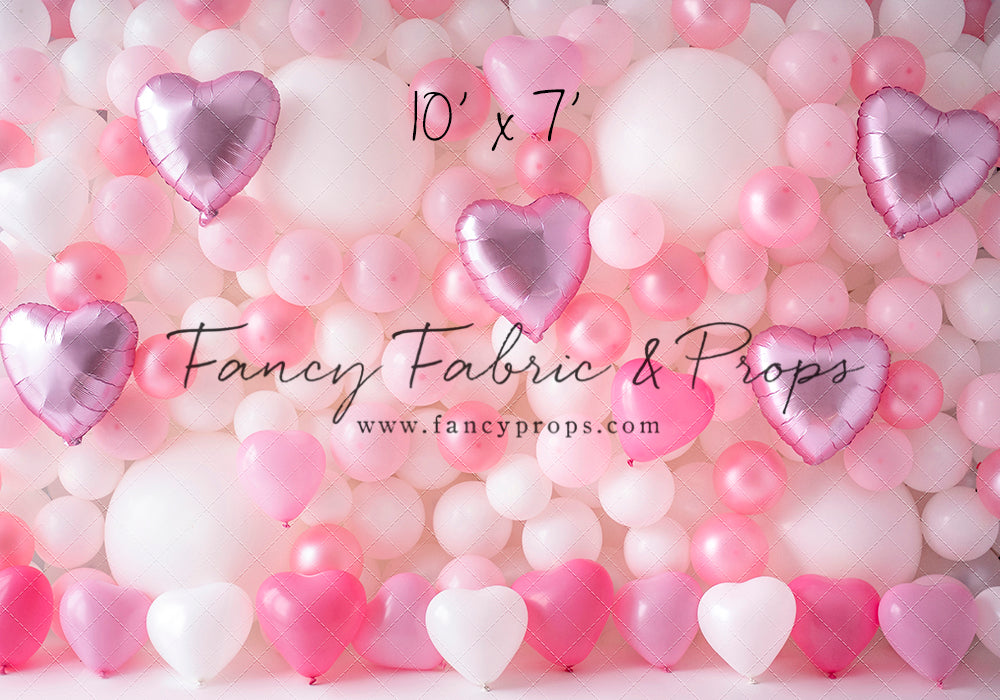 Pastel Valentine Balloon Wall