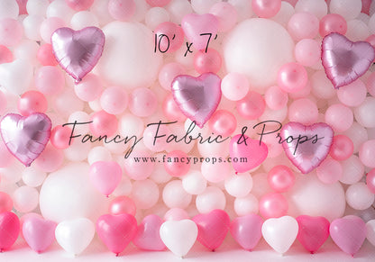 Pastel Valentine Balloon Wall