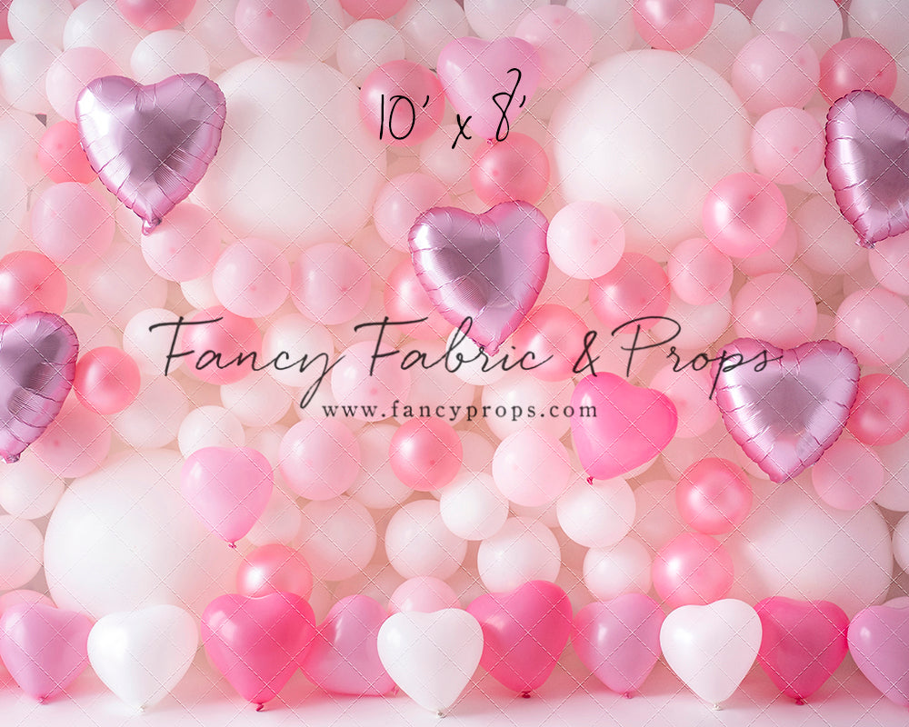 Pastel Valentine Balloon Wall