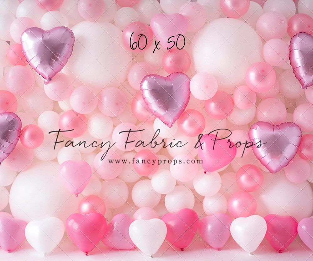 Pastel Valentine Balloon Wall