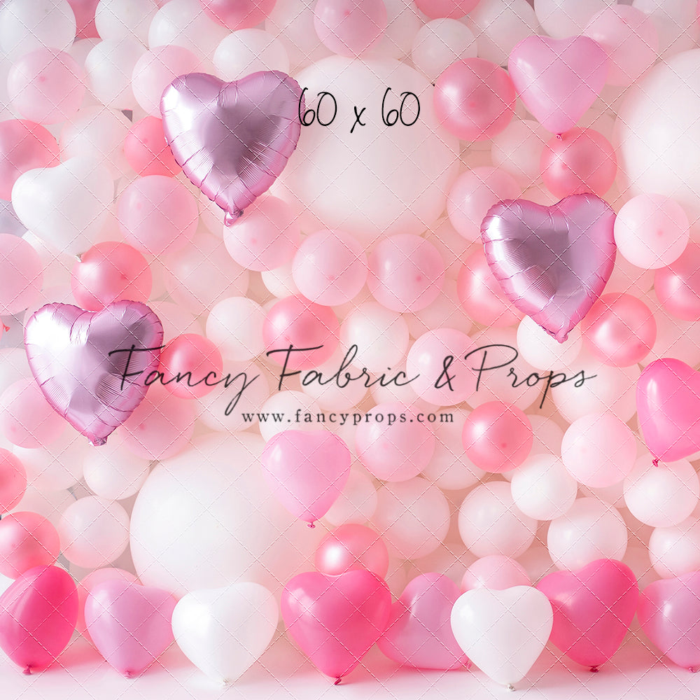 Pastel Valentine Balloon Wall