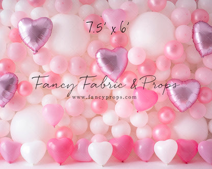 Pastel Valentine Balloon Wall
