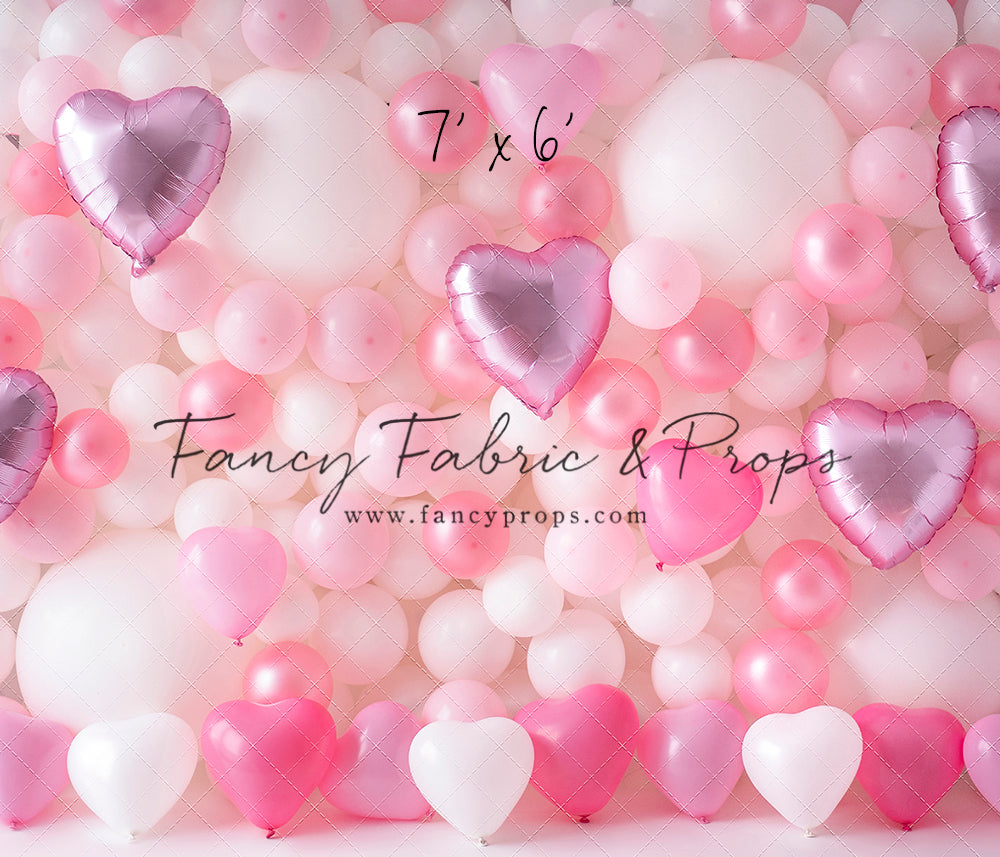 Pastel Valentine Balloon Wall