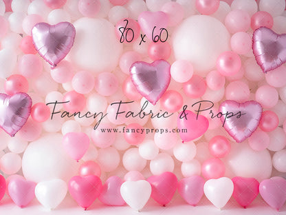 Pastel Valentine Balloon Wall