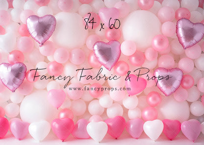 Pastel Valentine Balloon Wall