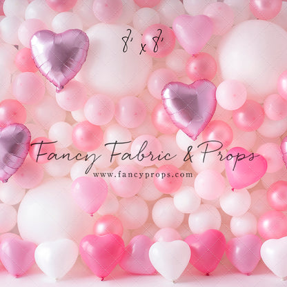 Pastel Valentine Balloon Wall