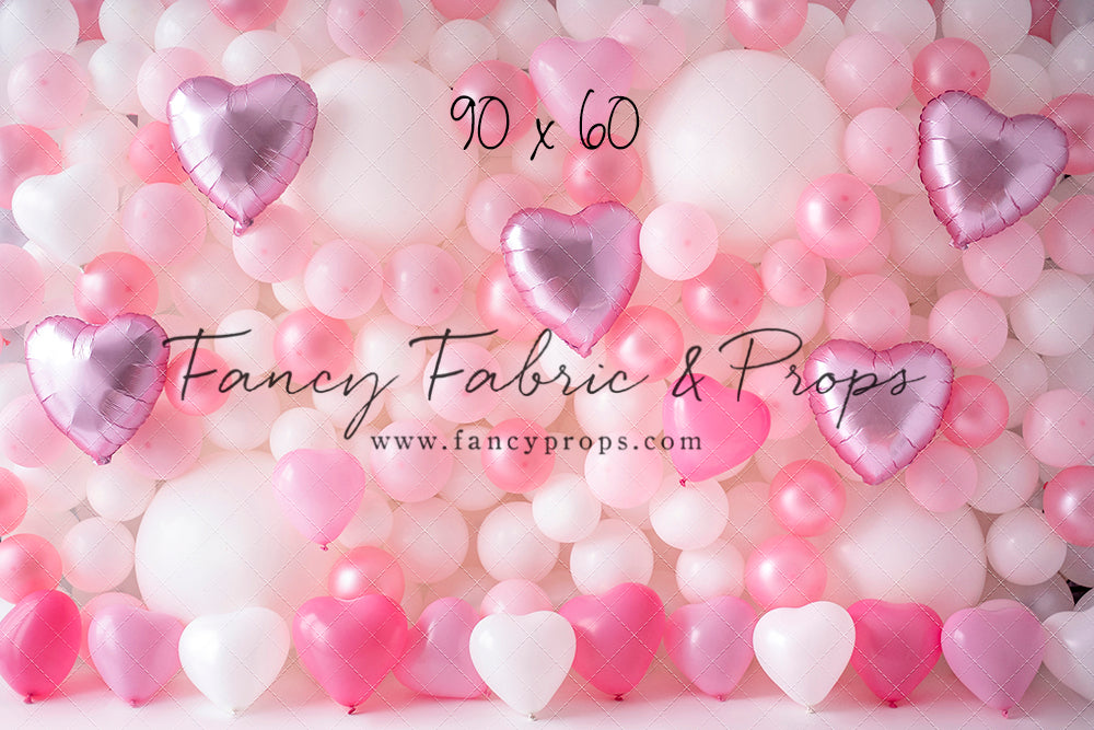 Pastel Valentine Balloon Wall