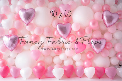 Pastel Valentine Balloon Wall