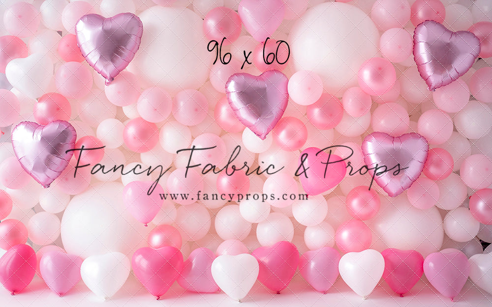 Pastel Valentine Balloon Wall