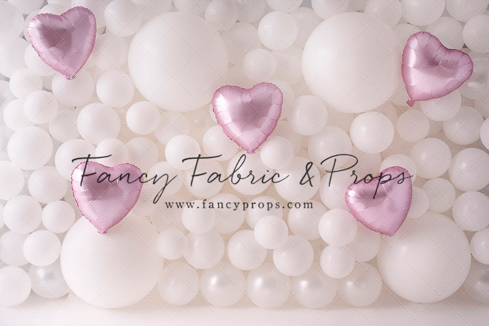 Pearl Valentine Balloon Wall