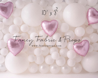 Pearl Valentine Balloon Wall