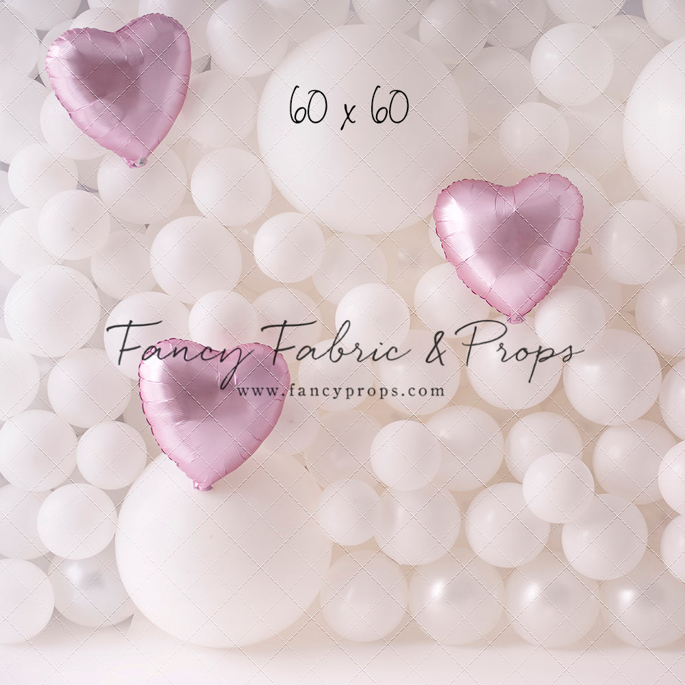 Pearl Valentine Balloon Wall