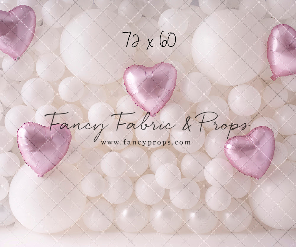 Pearl Valentine Balloon Wall