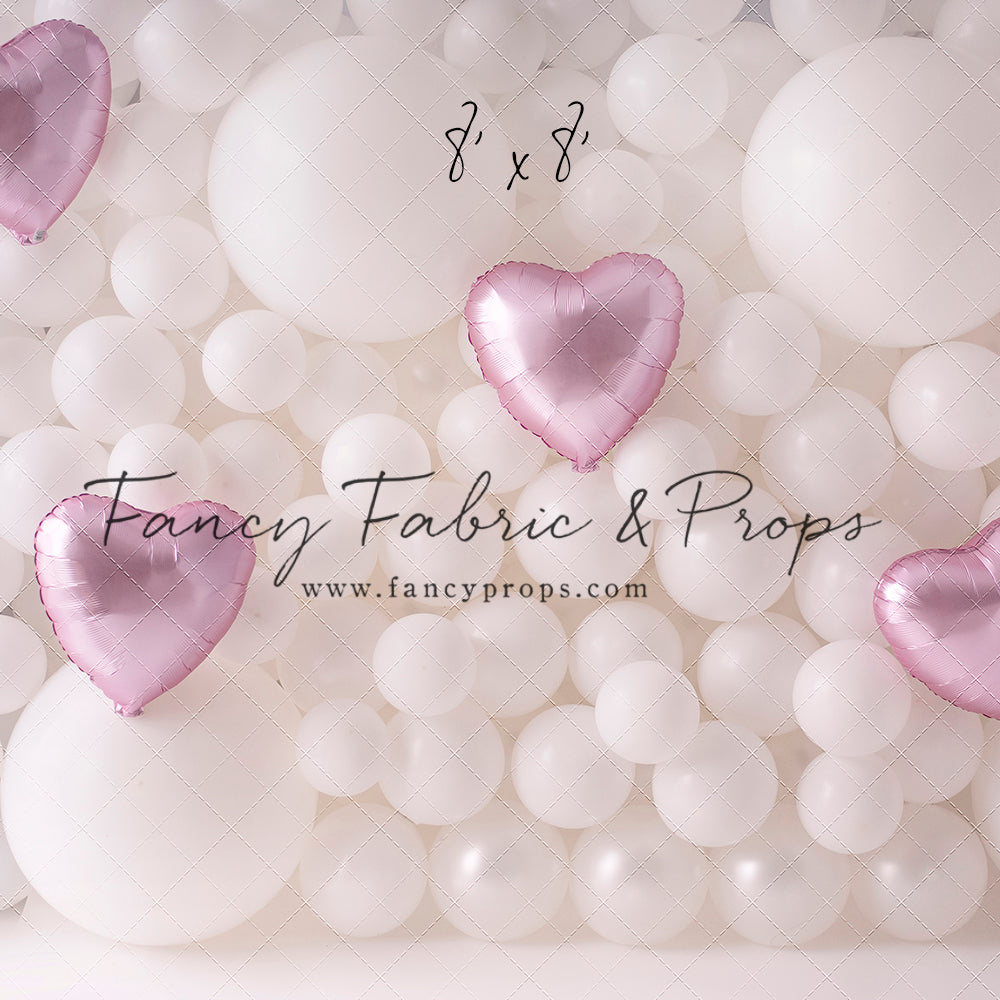Pearl Valentine Balloon Wall