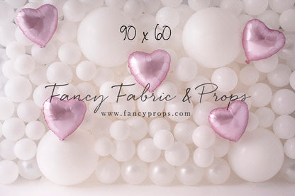 Pearl Valentine Balloon Wall