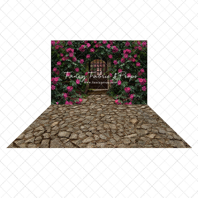 Pink Rose Garden 2pc Set