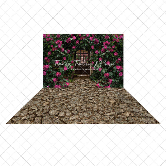 Pink Rose Garden 2pc Set