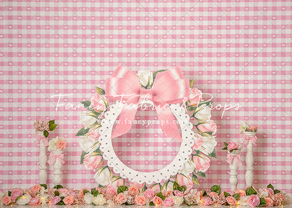 Pink Rose Wreath
