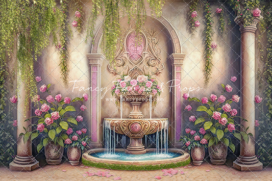 Pink Wishes Fountain - With Sweep Option