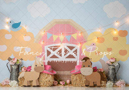 Pretty Pastel Barnyard