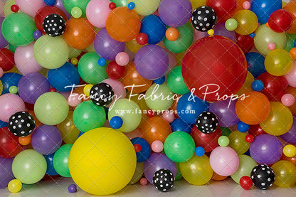 Primary Polka Dot Balloon Wall