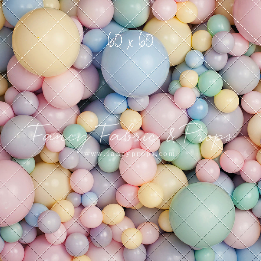 Prism of Pastel Balloon Wall