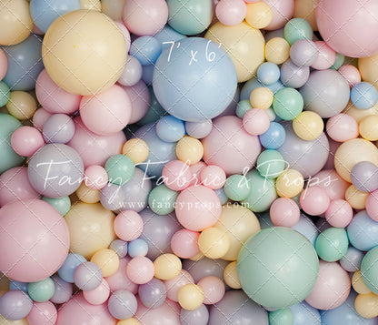 Prism of Pastel Balloon Wall