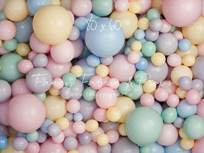 Prism of Pastel Balloon Wall