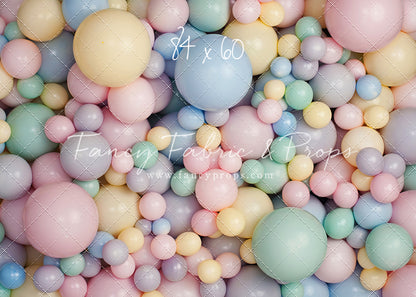 Prism of Pastel Balloon Wall