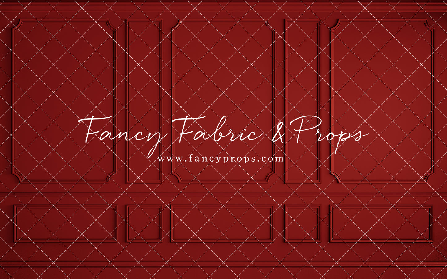 Red Wainscoting Wall