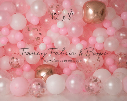 Rosegold Rouge Balloon Wall