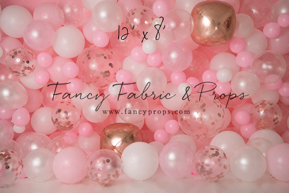 Rosegold Rouge Balloon Wall