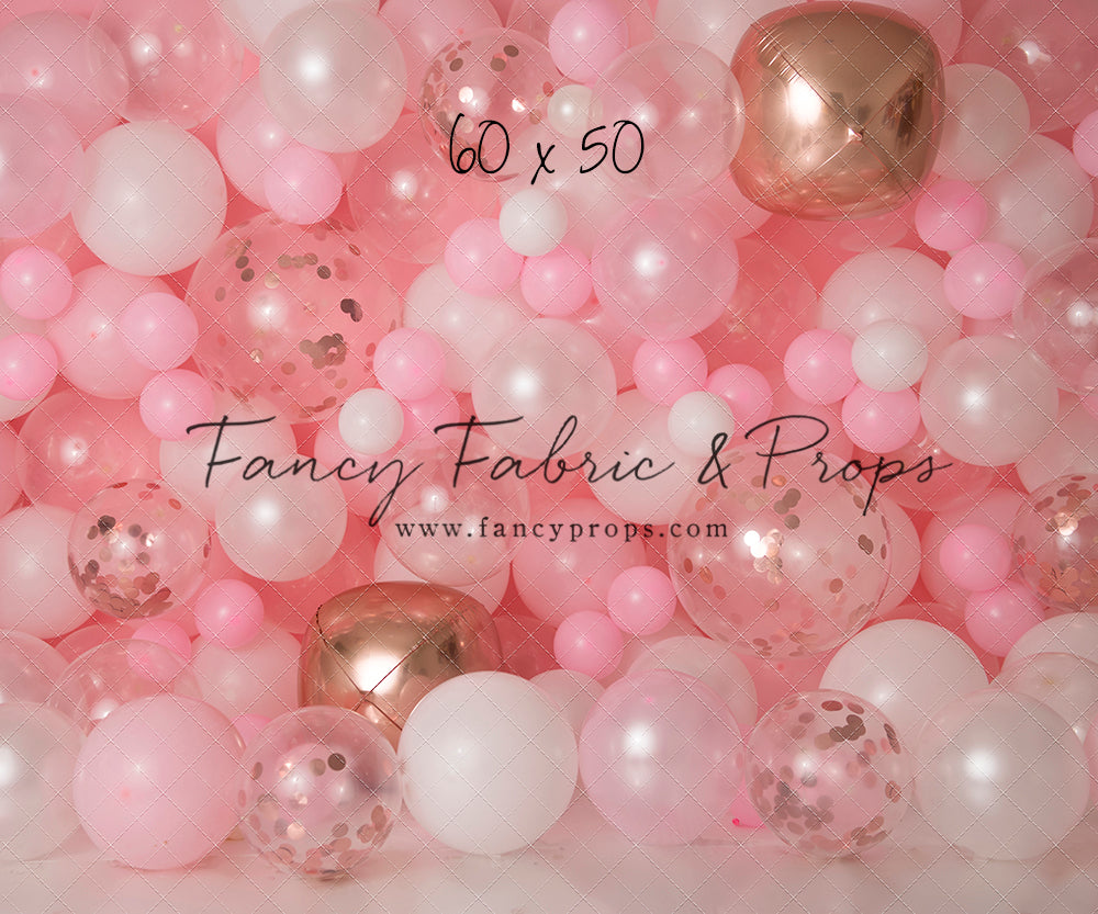 Rosegold Rouge Balloon Wall
