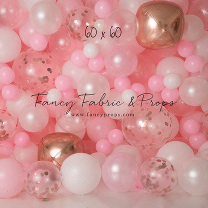 Rosegold Rouge Balloon Wall