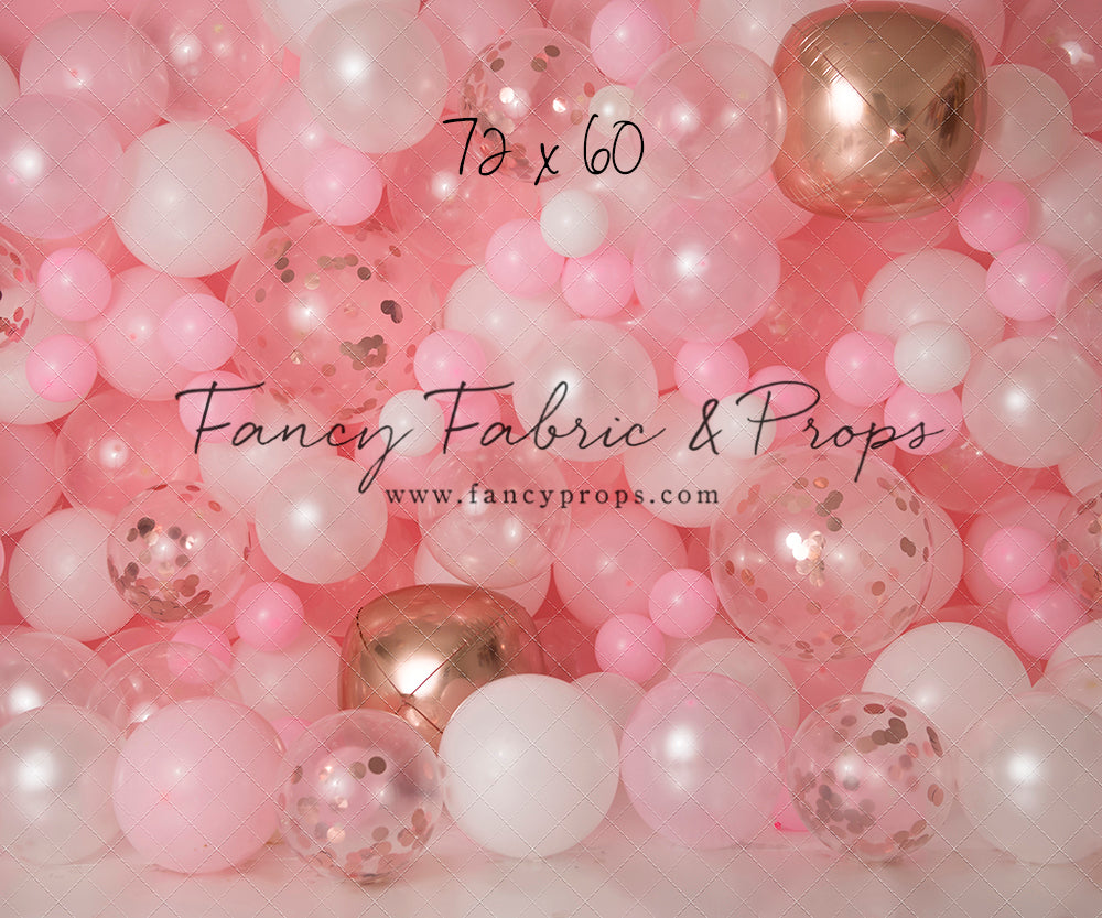 Rosegold Rouge Balloon Wall