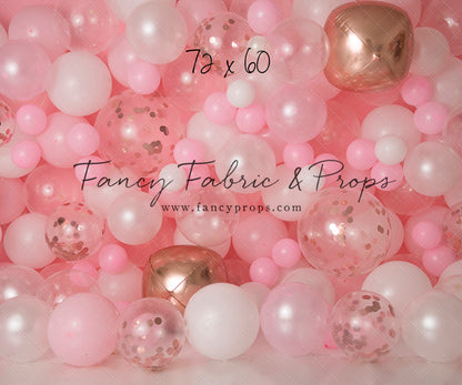 Rosegold Rouge Balloon Wall